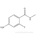 N-Metil-2-fluoro-4-aminobenzamida CAS 915087-25-1